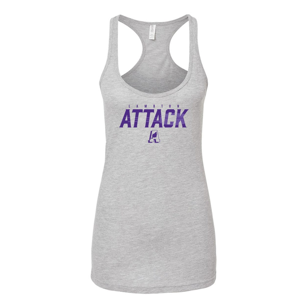 Lambton Attack Ladies' Racerback Blend Tank