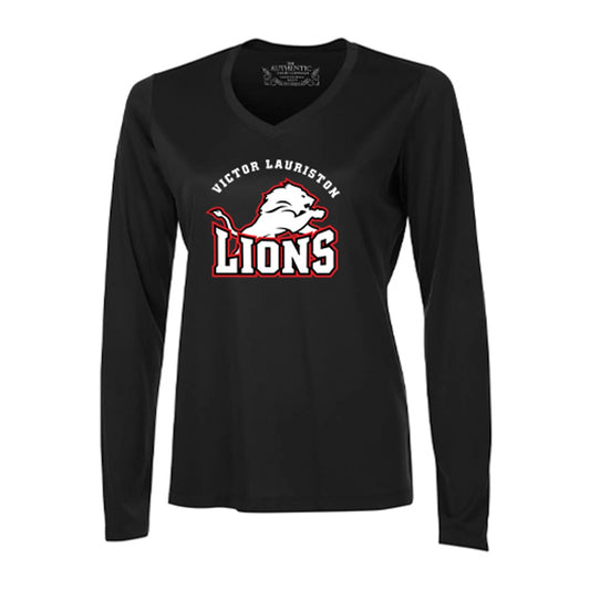Victor Lauriston Ladies' Pro Team Long Sleeve V-Neck T-Shirt