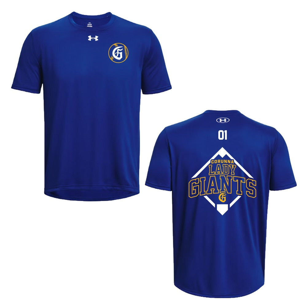 Corunna Lady Giants Youth Under Armour T-Shirt