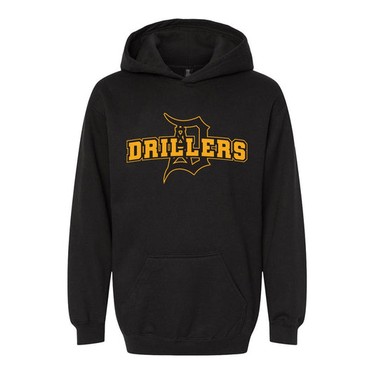 Oil Springs Drillers Youth Twill Pullover Hoodie