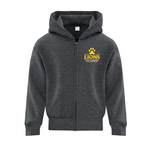 East Lambton Youth Everyday Full Zip Hooded Sweatshirt