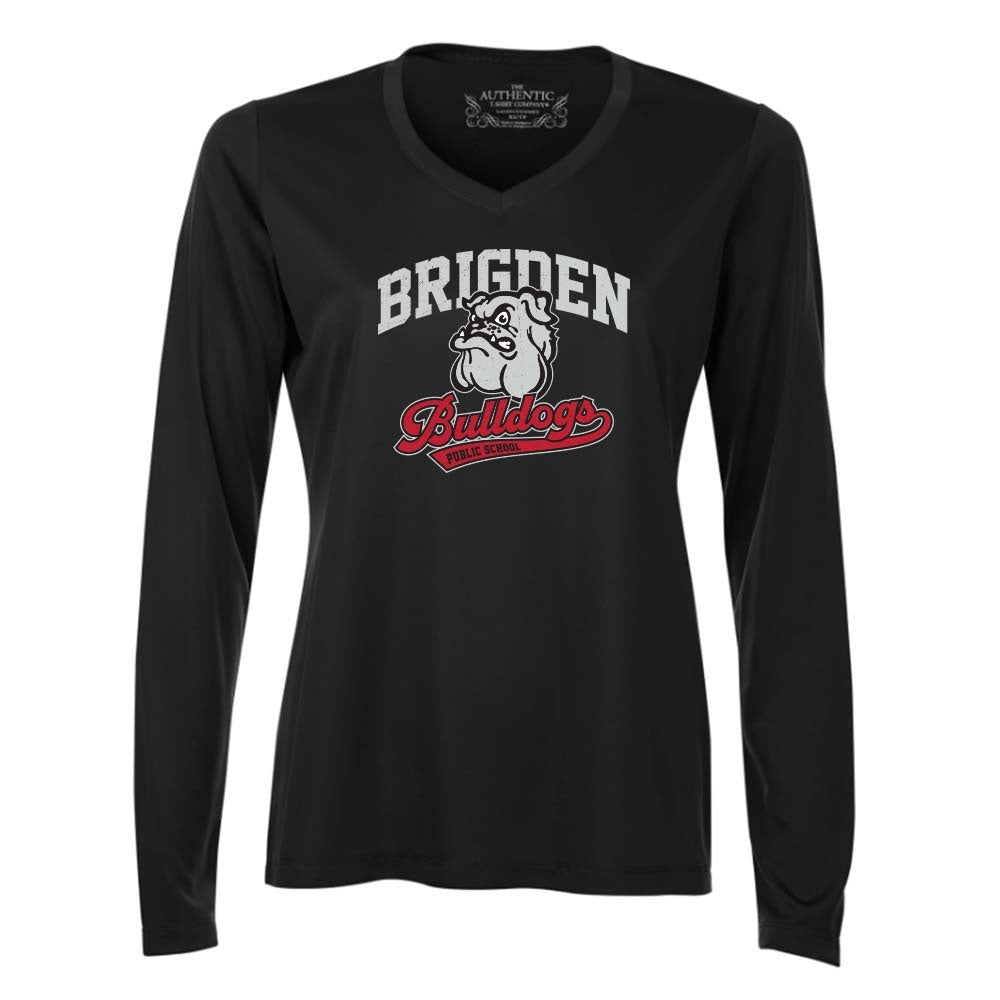 Brigden Ladies' Pro Team Long Sleeve V-Neck