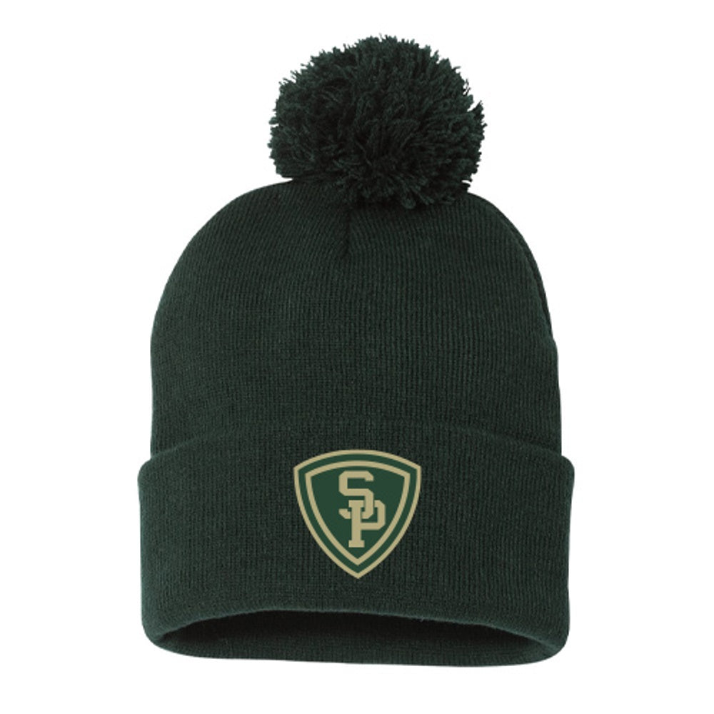 St. Pats Baseball 12" Pom-Pom Cuffed Beanie