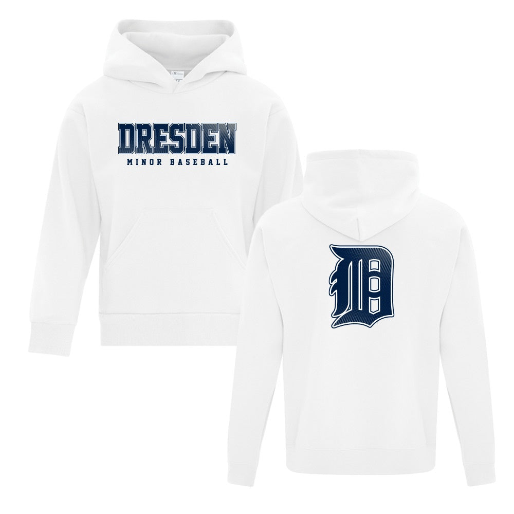 Dresden Minor Baseball Youth Fleece Hooded Sweatshirt
