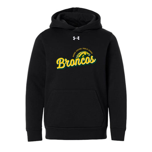 Brooke Central Youth Under Armour Team Icon Fleece Hooded Sweatshirt