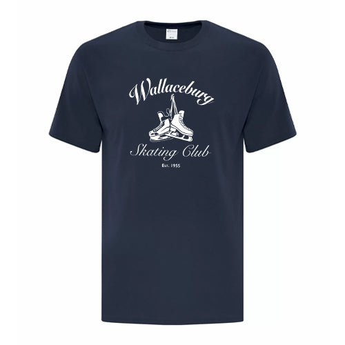 Wallaceburg Skating Club Adult Everyday Cotton T-Shirt