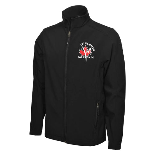 Bluewater Taekwondo Adult Everyday Water Repellant Soft Shell Jacket