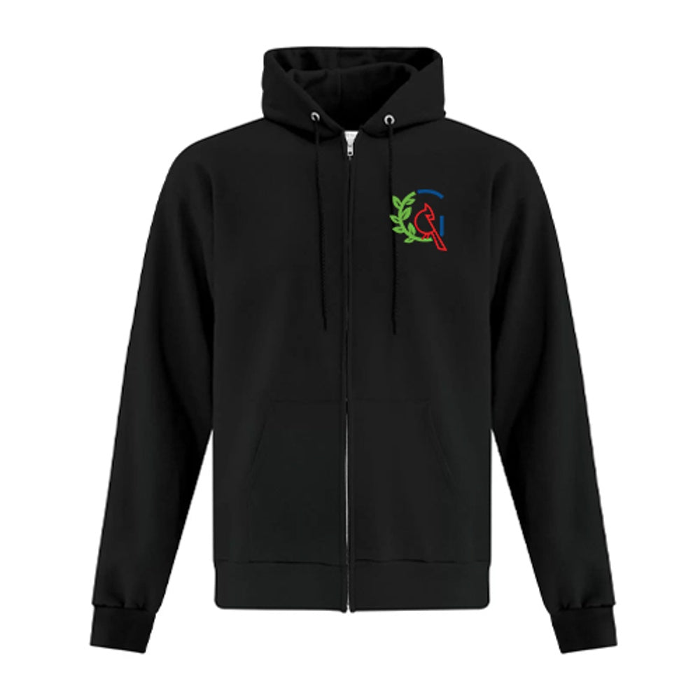 GMAN Cares Foundation Adult Everyday Fleece Full Zip Hooded Sweatshirt