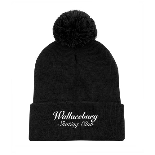 Wallaceburg Skating Club Everyday Pom Pom Cuff Toque