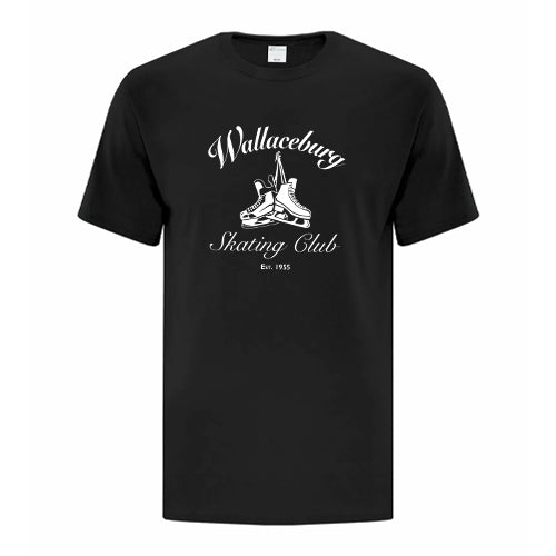 Wallaceburg Skating Club Adult Everyday Cotton T-Shirt