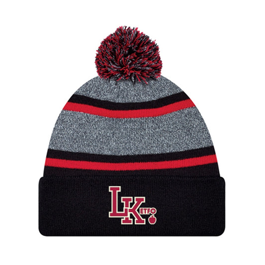 Lambton Kent ETFO Acrylic Cuff Pom Pom Toque