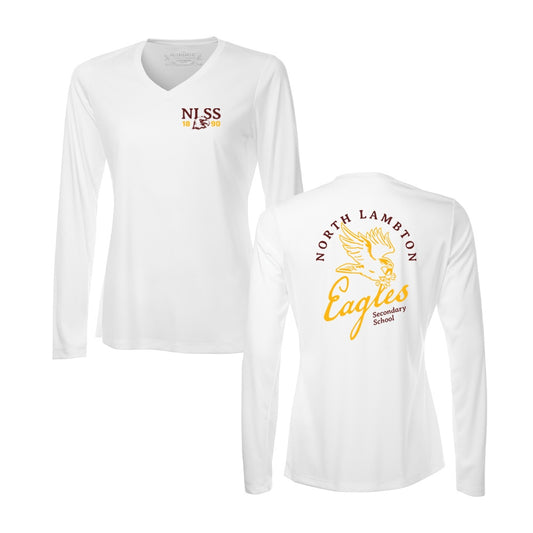 North Lambton Ladies' Pro Team Long Sleeve V-Neck Tee