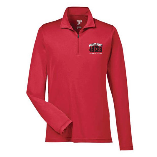 Sacred Heart Adult Zone Performance Quarter-Zip Pullover