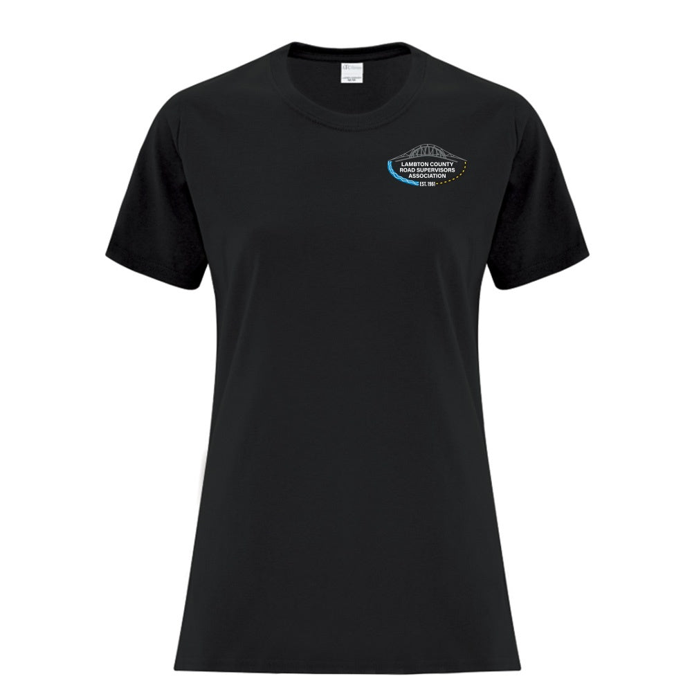 Lambton County Road Supervisors Ladies' Cotton T-Shirt