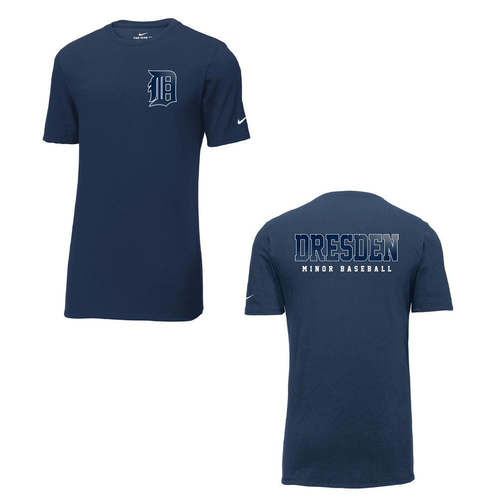 Dresden Minor Baseball Adult Nike Dri-FIT Cotton/Poly Tee