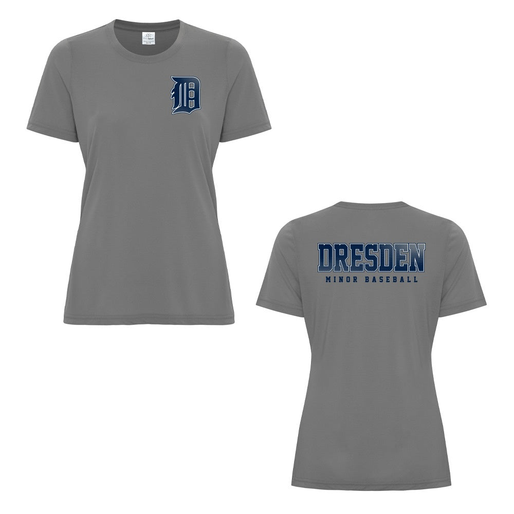 Dresden Minor Baseball Ladies Pro Spun T-Shirt