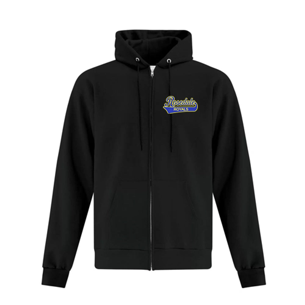 Rosedale Adult Everyday Fleece Full Zip Hooded Sweatshirt