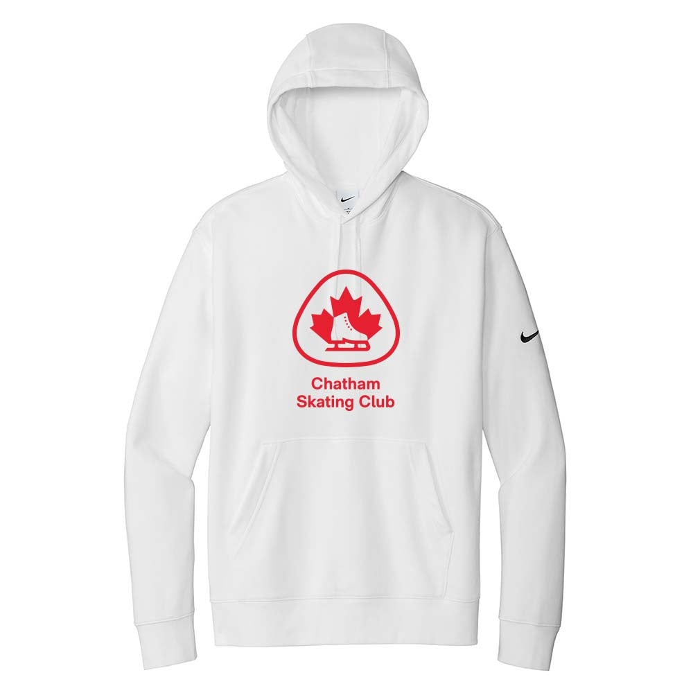 Chatham Skating Club Nike Club Fleece Sleeve Swoosh Pullover Hoodie