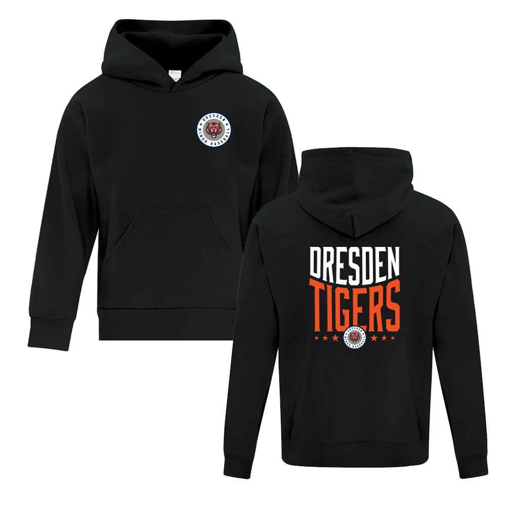 Dresden Minor Baseball Youth Fleece Hooded Sweatshirt