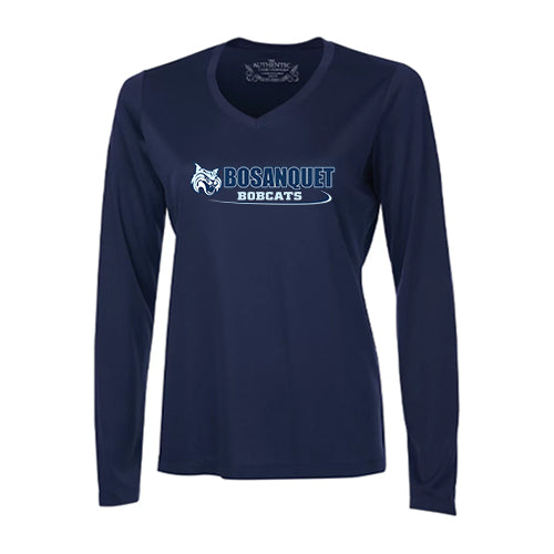 Bosanquet Ladies' Pro Team Long Sleeve V-Neck T-Shirt