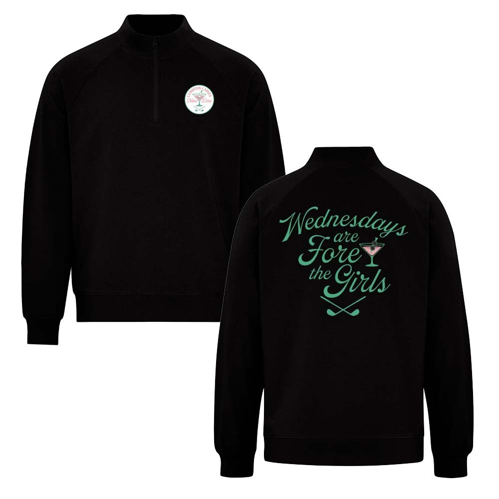 Lambton Ladies 9 & Dine Adult French Terry 1/4 Zip