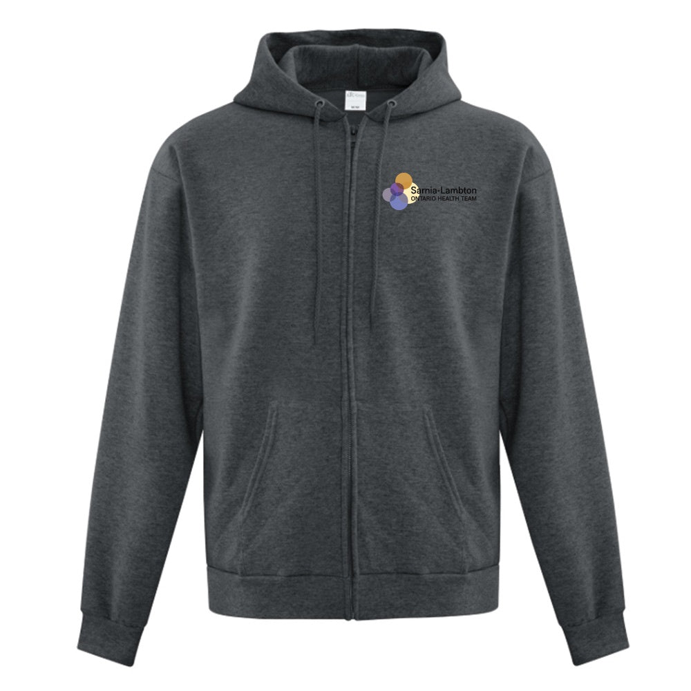 Sarnia-Lambton Ontario Health Team Adult Fleece Full Zip Hooded Sweatshirt