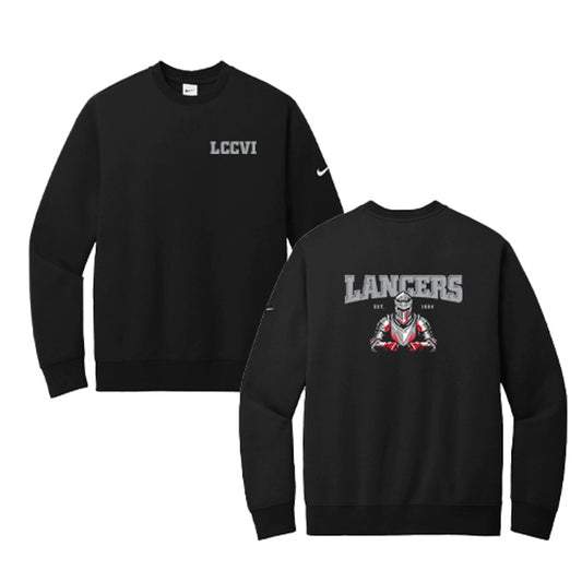 LCCVI Adult Nike Club Fleece Sleeve Swoosh Crew