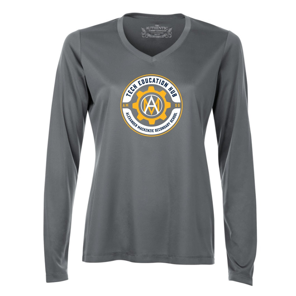 Technological Education Hub Ladies' Pro Team Long Sleeve V-Neck