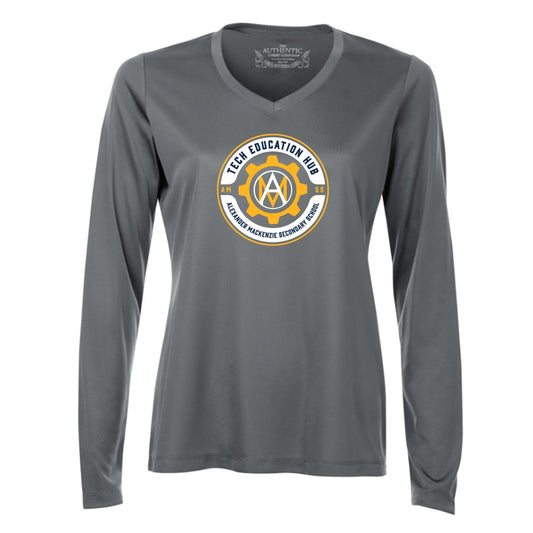 Technological Education Hub Ladies' Pro Team Long Sleeve V-Neck