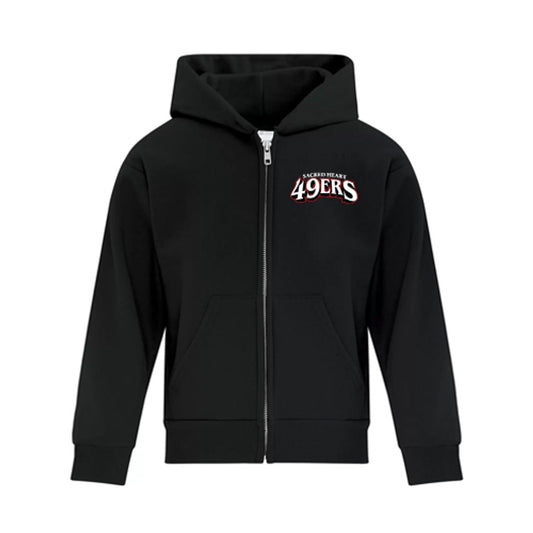 Sacred Heart Youth Everyday Fleece Full Zip Hooded Sweatshirt
