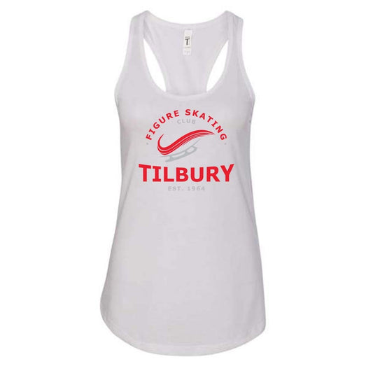 Tilbury Figure Skating Ladies' Ideal Racerback Tank (Alt. Logo)