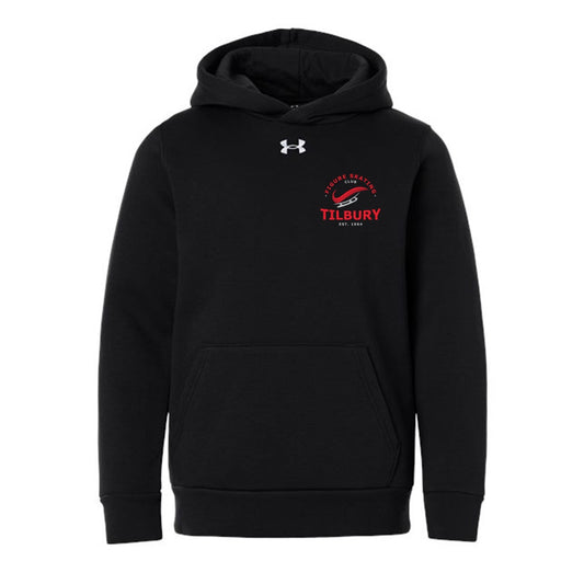 Tilbury Figure Skating Youth Under Armour Team Icon Fleece Hooded Sweatshirt (Alt. Logo)