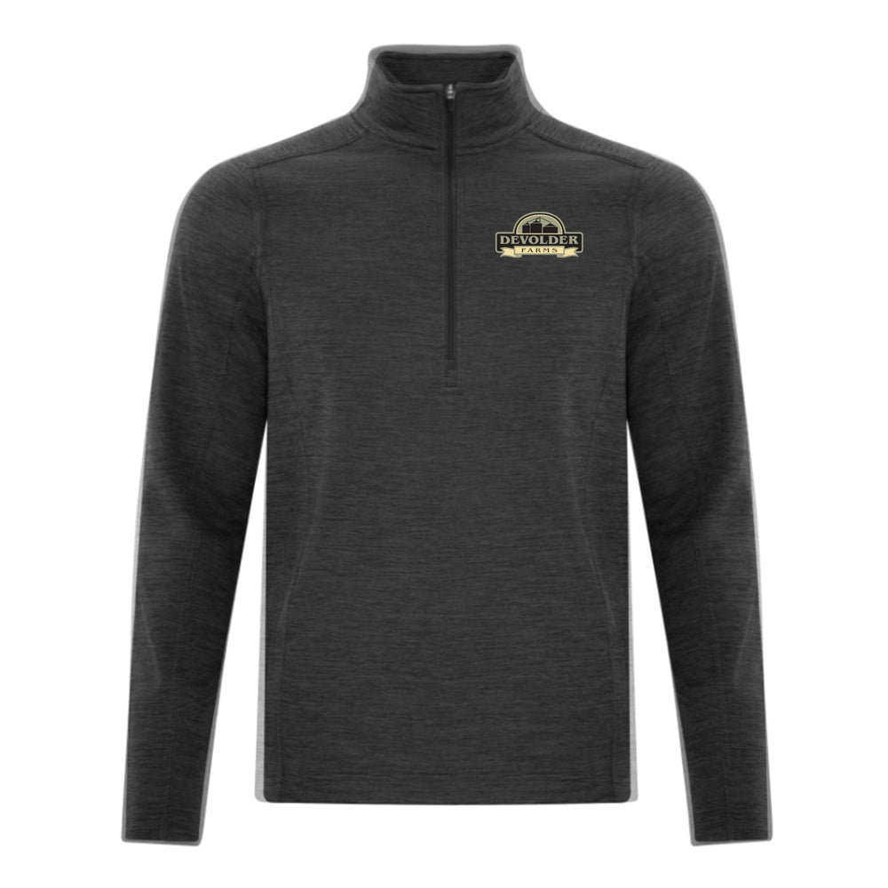 Devolder Farms Adult Dynamic Heather Fleece 1/2 Zip Sweatshirt