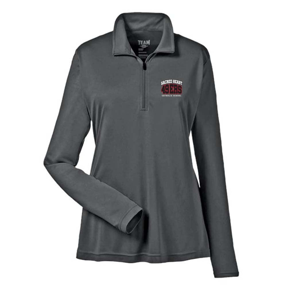 Sacred Heart Ladies' Zone Performance Quarter-Zip Pullover