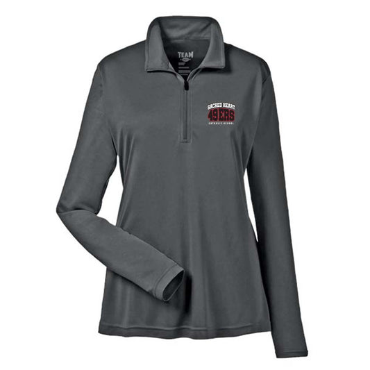 Sacred Heart Ladies' Zone Performance Quarter-Zip Pullover