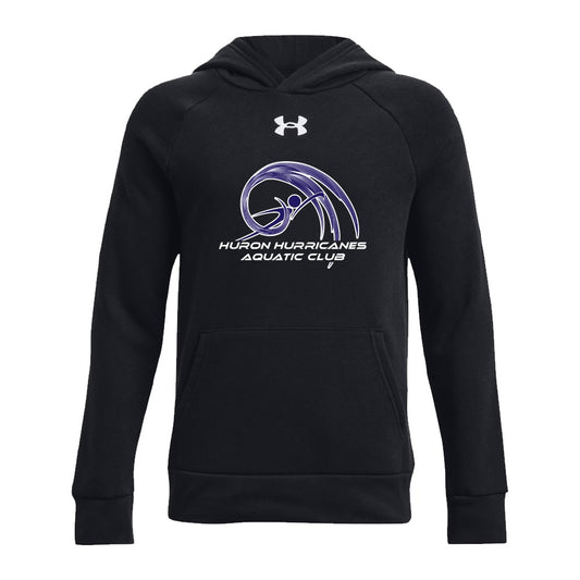 Huron Hurricanes Youth Under Armour Rival Fleece Hooded Sweatshirt
