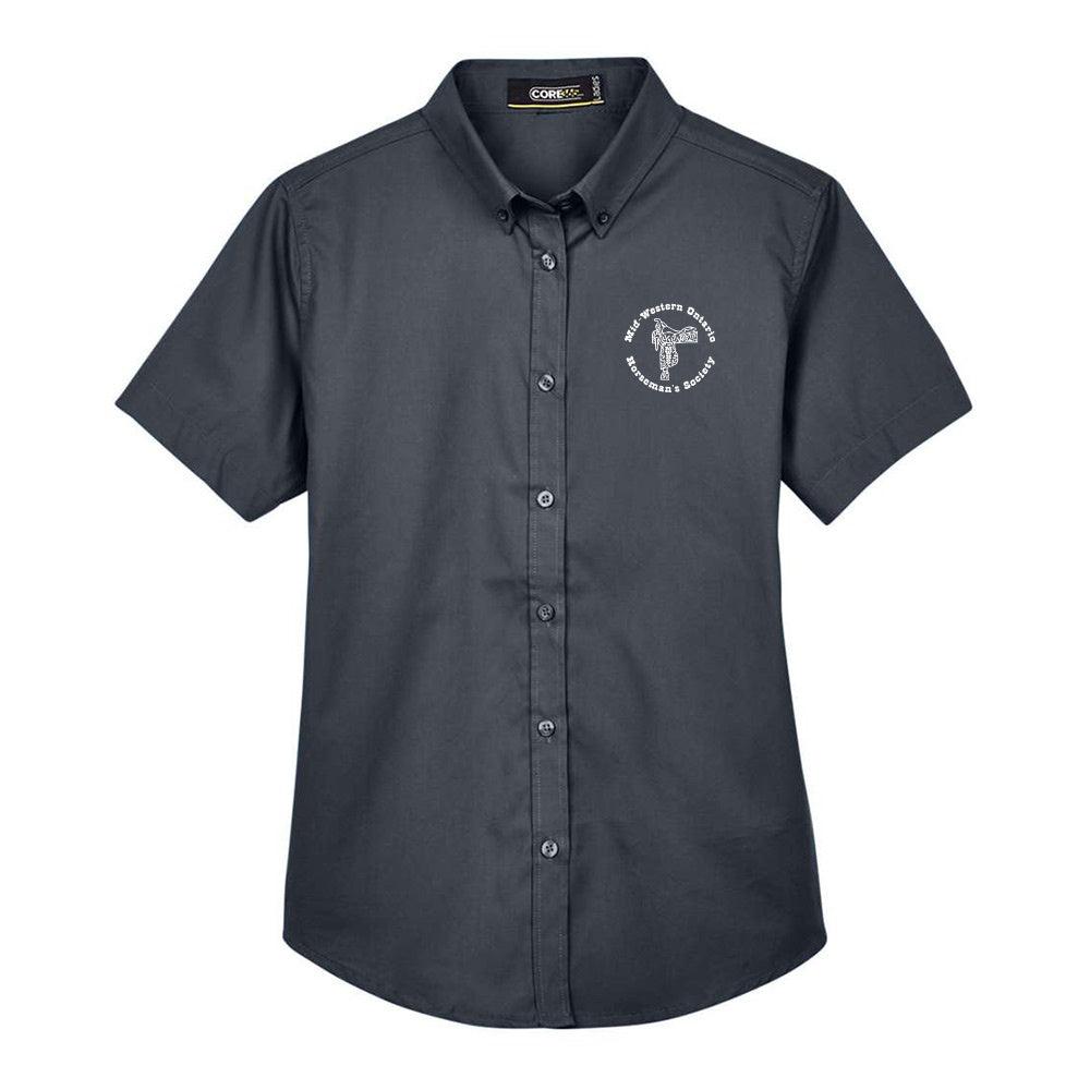 MWHS Ladies' Short Sleeve Twill Shirt