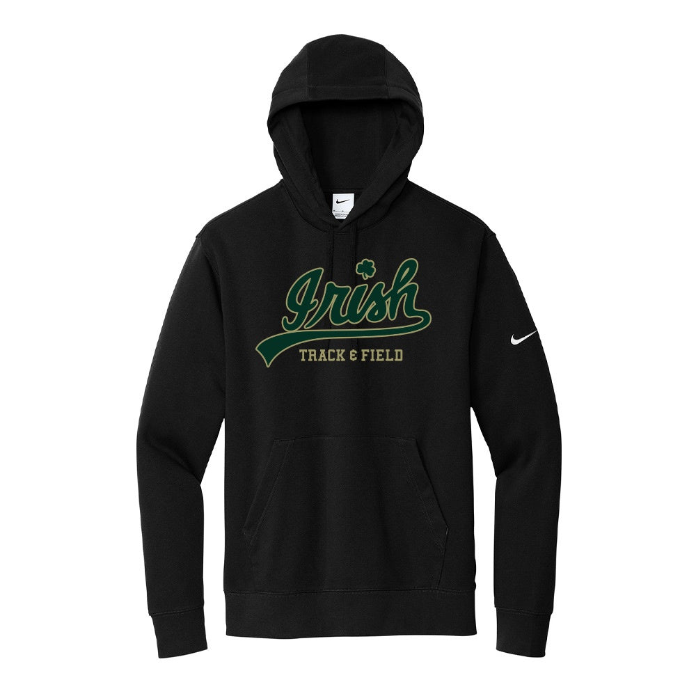 St Pats Track & Field Adult Nike Club Fleece Swoosh Pullover Hoodie