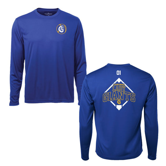 Corunna Lady Giants Adult Pro Team Long Sleeve
