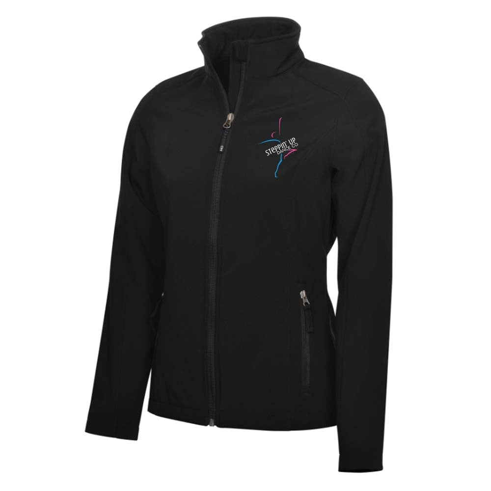 Steppin' Up Dance Ladies' Water Repellent Soft Shell Jacket