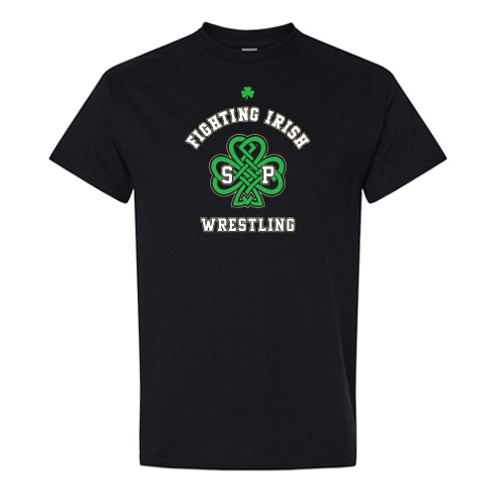 St. Pats Wrestling Adult Heavy Cotton T-Shirt