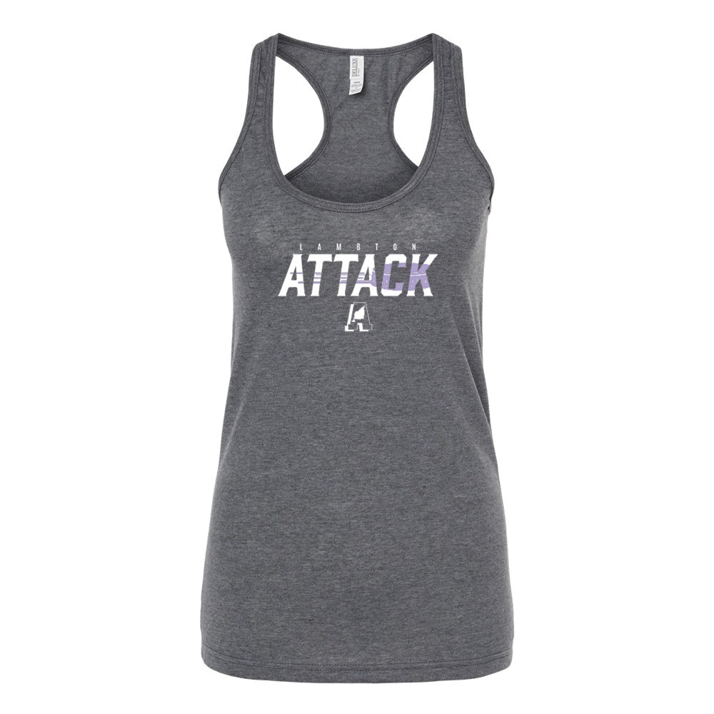 Lambton Attack Ladies' Racerback Blend Tank