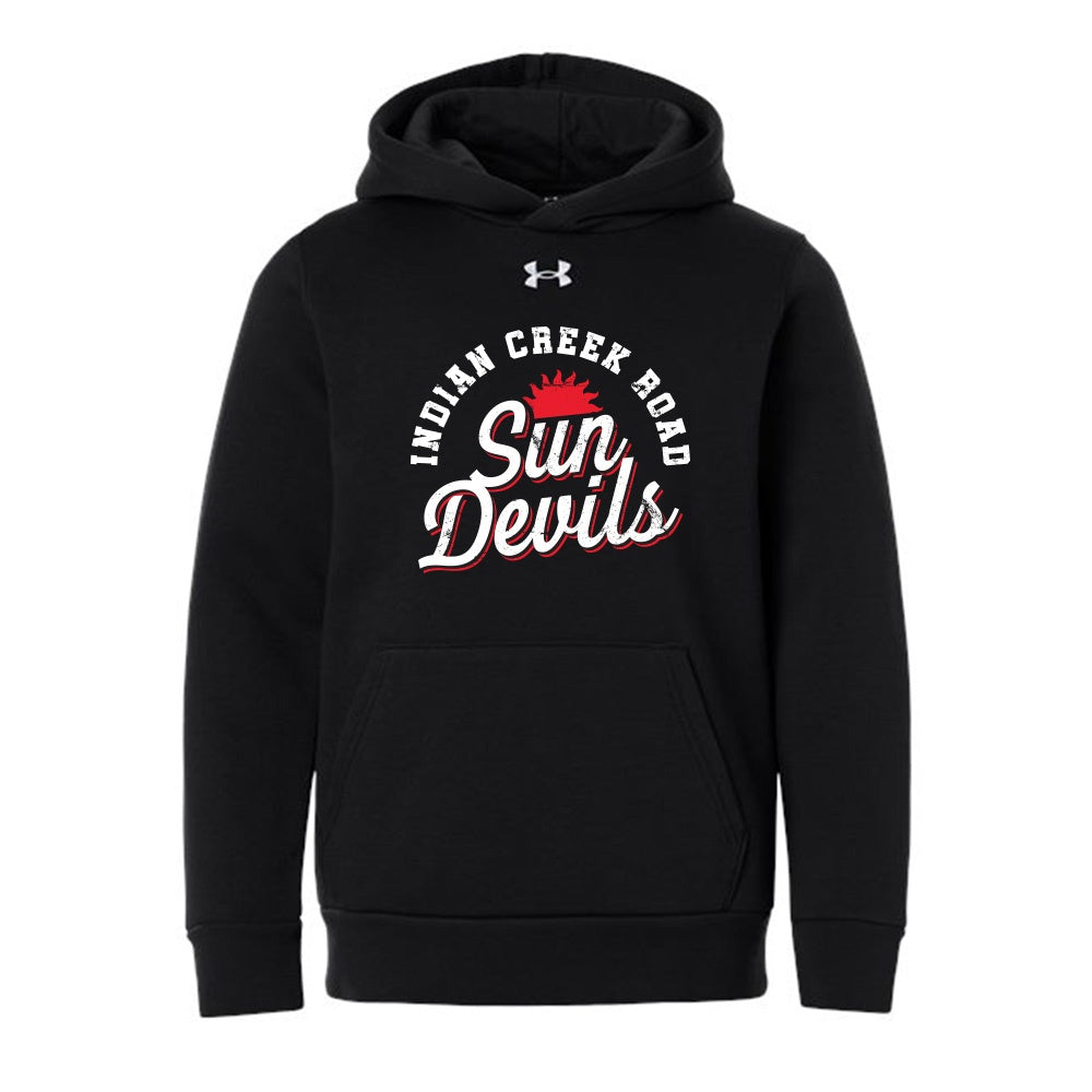 Indian Creek Road Youth Under Armour Team Icon Fleece Hooded Sweatshirt