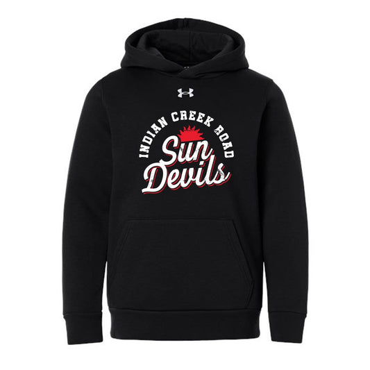 Indian Creek Road Youth Under Armour Team Icon Fleece Hooded Sweatshirt