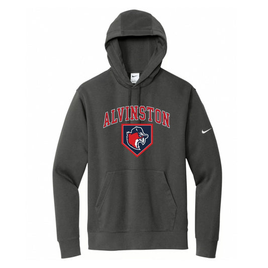 Alvinston Riverhawks Adult Nike Club Fleece Sleeve Swoosh Pullover Hoodie