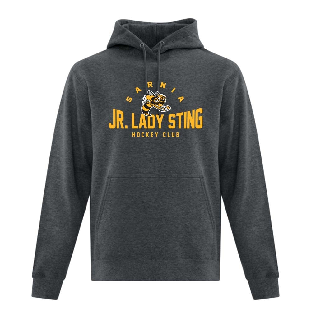 Jr Lady Sting Adult Fleece Hooded Sweatshirt