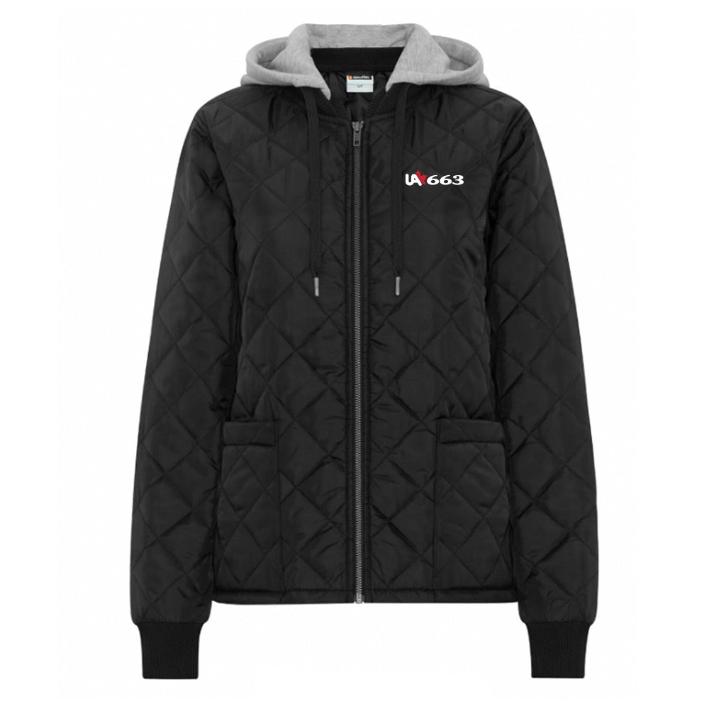 Local 663 Ladies' WeRK™ Quilted Freezer Jacket with Detachable Hood