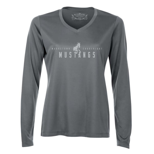 Mooretown-Courtright Ladies' Pro Team Long Sleeve V-Neck