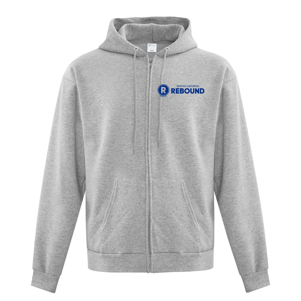Sarnia-Lambton Rebound Adult Fleece Full Zip Hooded Sweatshirt