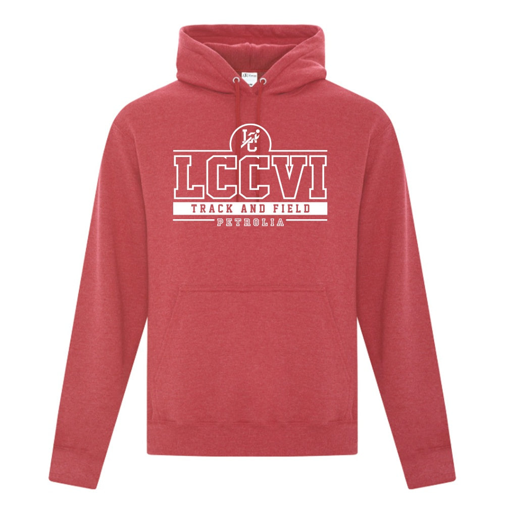 LCCVI Track & Field Adult Fleece Hooded Sweatshirt